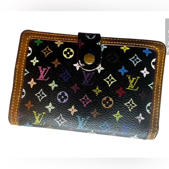 Louis Vuitton Murakami Multicolor Wallet Black - Picture 1 of 9